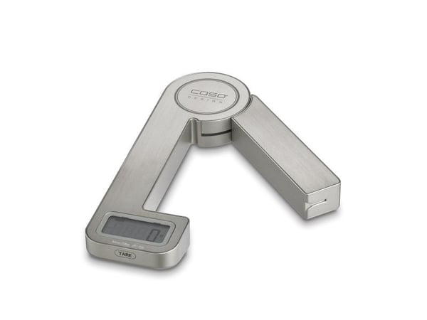 Caso KitchenEcostyle, Elektronisk kjøkkenvekt, 5 kg, 1 g, Rustfritt stål, Rustfritt stål, Benkeplate