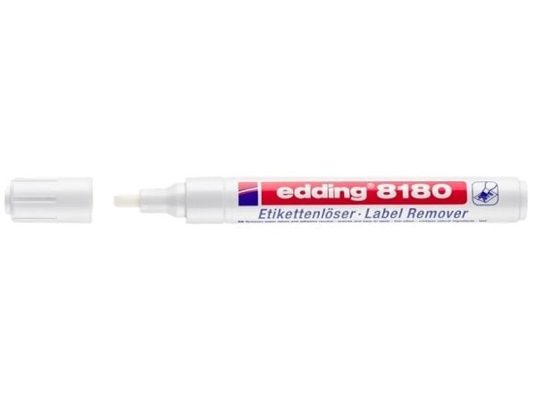 Edding 8180, 1 stykker, Meisel tupp, Hvit, Plast, Rund, 4 mm
