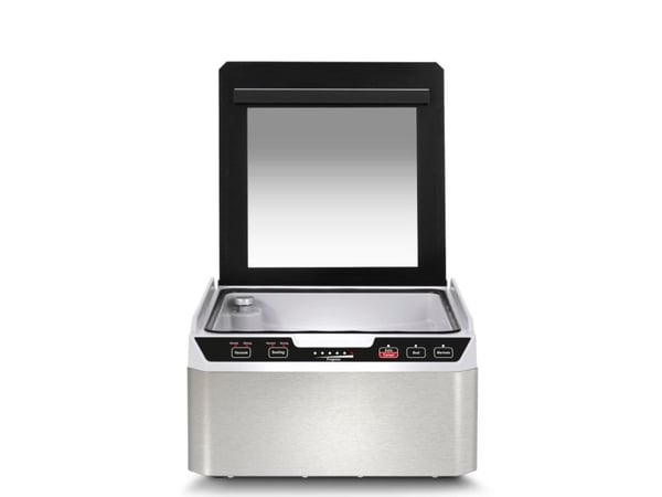 Caso VacuChef 40, Sort, Rustfritt stål, Glass, Rustfritt stål, Berøringskontroll, GS/CE, 280 W, 220 - 240 V