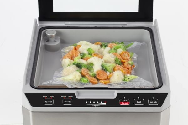 Caso VacuChef 40, Sort, Rustfritt stål, Glass, Rustfritt stål, Berøringskontroll, GS/CE, 280 W, 220 - 240 V
