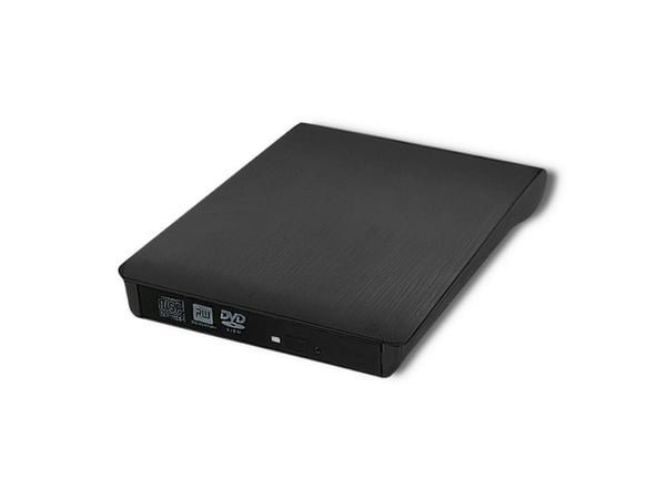 Qoltec - Platestasjon - DVD±RW - 8x - SuperSpeed USB 3.0 - ekstern - svart