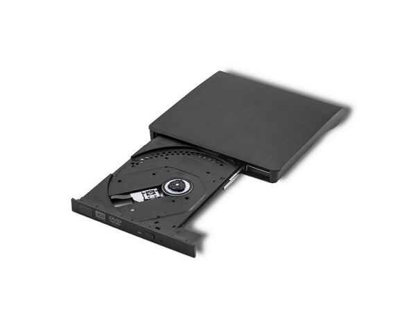 Qoltec - Platestasjon - DVD±RW - 8x - SuperSpeed USB 3.0 - ekstern - svart