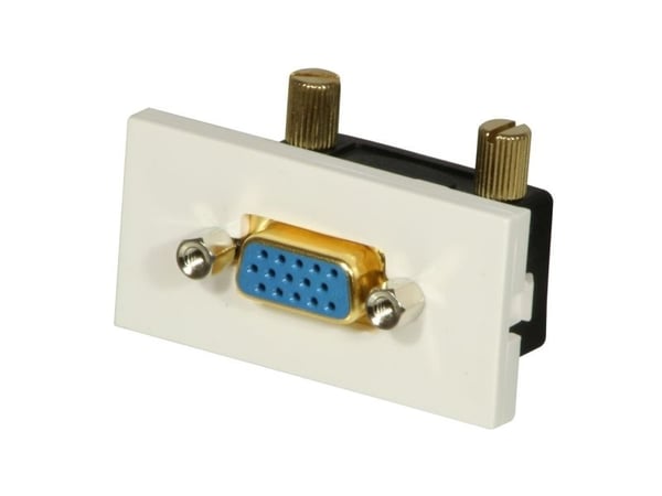 Lindy 60513, VGA, VGA, Svart, Vit