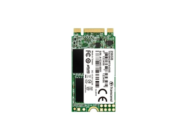 Transcend MTS430S - SSD - 256 GB - intern - M.2 2242 - SATA 6Gb/s - for Intel Next Unit of Computing 12