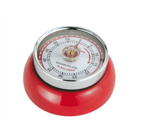 Zassenhaus 072327, Mekanisk äggklocka, Röd, 60 min, 7 cm, 30 mm, 144 g