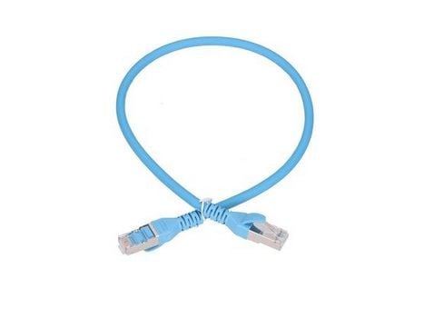 Extralink - Koblingskabel - RJ-45 (hann) til RJ-45 (hann) - 6 mm - SF/UTP - CAT 6a - med støvel, innendørs, uten hindringer - blå