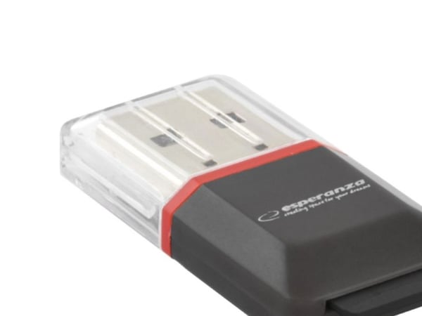 Esperanza EA134K - Kortleser (microSDHC, microSD, TransFlash) - USB 2.0