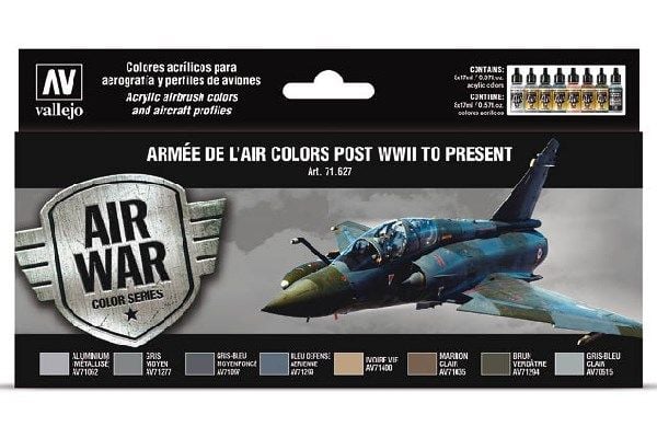 Armée de l'Air-farger etter andre verdenskrig til i dag