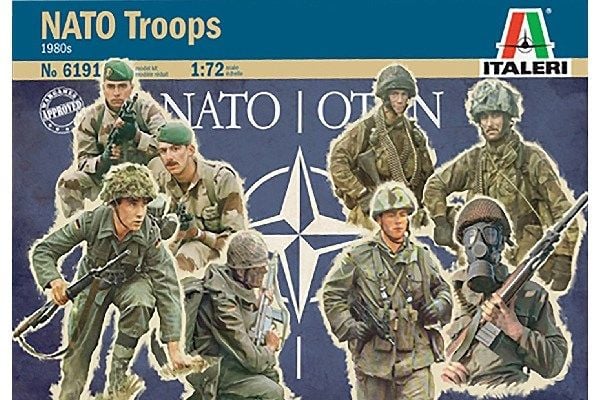 1:72 NATO-tropper - inneholder 48 figurer