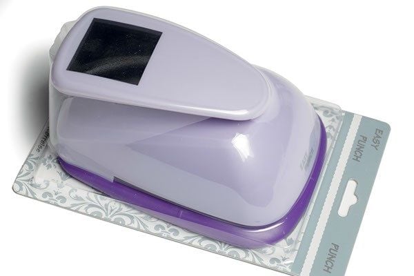 Easy punch violetti neliö 50x50mm Easy punch violetti neliö 50x50mm