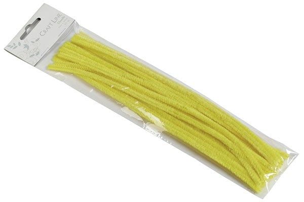 Piprensare 6 mm 30 cm 50 st gul