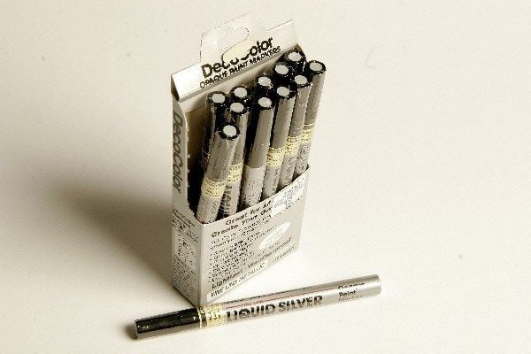 Marvy decocolor fineliner silver