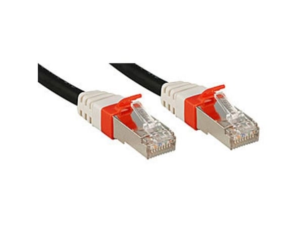 Lindy 45364, 2 m, Cat6a, S/FTP (S-STP), RJ-45, RJ-45, Svart