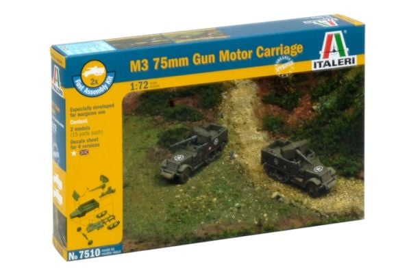 Italeri M3, Panssaroidun taisteluajoneuvon malli, Kokoonpanopakkaus, 1:72, M3, Mikä tahansa sukupuoli, Muovi