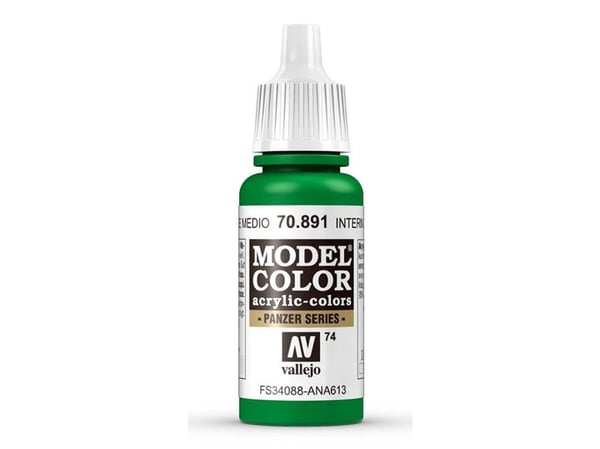 Vallejo 70.891, 17 ml, vihreä, matta, pullo, pullo