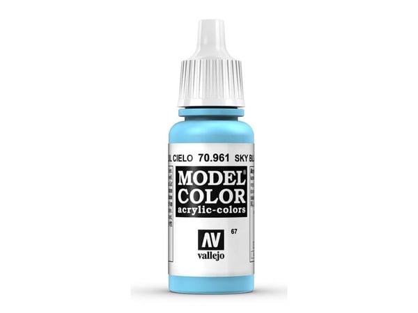 Vallejo 70.961, 17 ml, Blå, Matt, Flaska