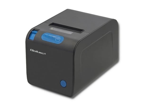 Qoltec - Etikettskriver - termolinje - Rull (8 cm) - 203 dpi - inntil 250 mm/sek - USB