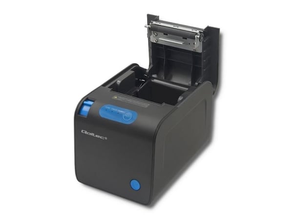 Qoltec - Etikettskriver - termolinje - Rull (8 cm) - 203 dpi - inntil 250 mm/sek - USB