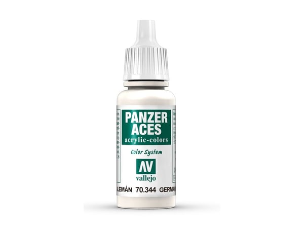 Vallejo 70.344, 17 ml, Hvit, Matte, Flaske
