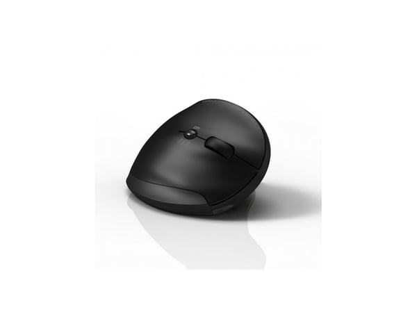 PORT Connect Professional - Vertikal mus - ergonomisk - høyrehendt - optisk - 5 knapper - trådløs - 2.4 GHz, Bluetooth 3.0, Bluetooth 5.0 - USB / U...