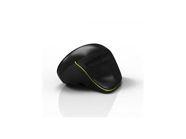 PORT Connect Professional - Vertikal mus - ergonomisk - høyrehendt - optisk - 5 knapper - trådløs - 2.4 GHz, Bluetooth 3.0, Bluetooth 5.0 - USB / U...