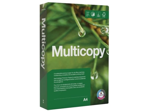 Printerpapir MultiCopy Original A4 75g hvid - (kasse med 5 pakker á 500 ark)