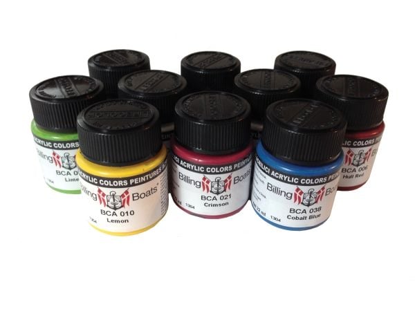 Billing Boats BCA009, 22 ml, Röd, Flaska