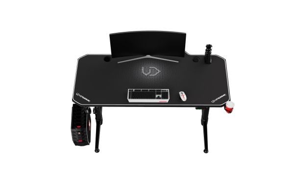 Spillebord Ultradesk LEVEL V2, 140 x 68 cm, hvit