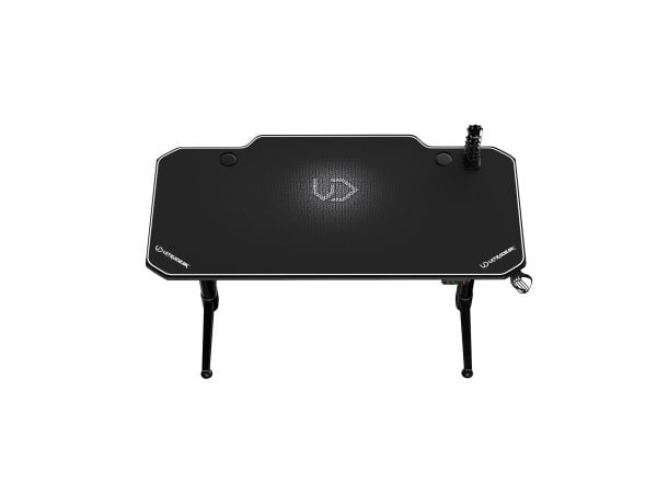 Spillebord Ultradesk LEVEL V2, 140 x 68 cm, hvit
