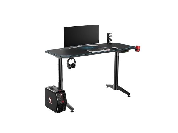 Ultradesk UDESKLVABL, Rett, Friform, Spilling, Blå, 720 - 1240 mm, 1400 mm