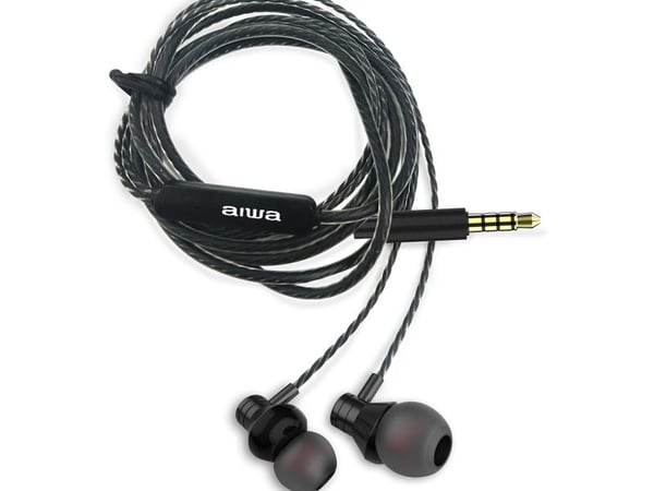 Aiwa ESTM-50BK, Koblet med ledninger (ikke trådløs), Musikk, 20 - 20000 Hz, 13 g, Hodesett