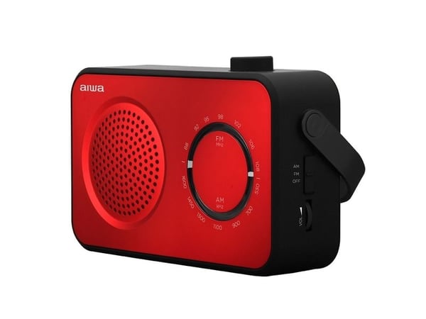 Aiwa R-190RD, Bærbar, Analog, AM, FM, 2 W, 80 - 20000 Hz, 10 cm
