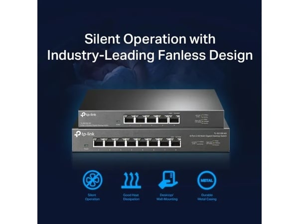 TP-Link TL-SG105-M2, Uhåndtert, 2.5G Ethernet (100/1000/2500)