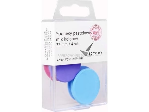 Victory magneter til tavler Victory 32 mm mix farger (4)