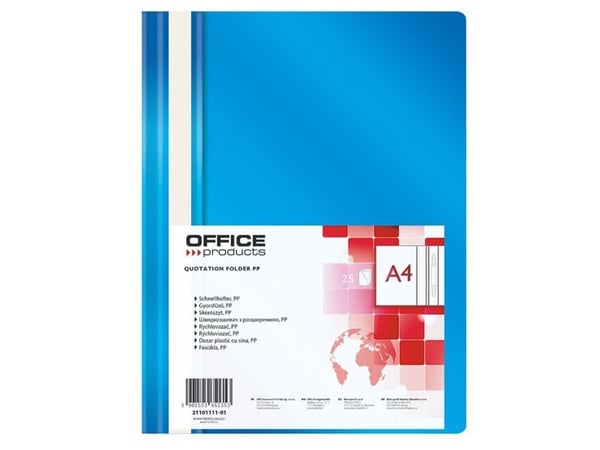 Office Products SKOR.OFFICE PRODUCTS A4 blå SKOROSZYT - 21101111-01
