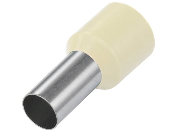 TRU COMPONENTS 1091274 Kaapelit 10 mm² Delvist isoleret Elfenben 100 stk