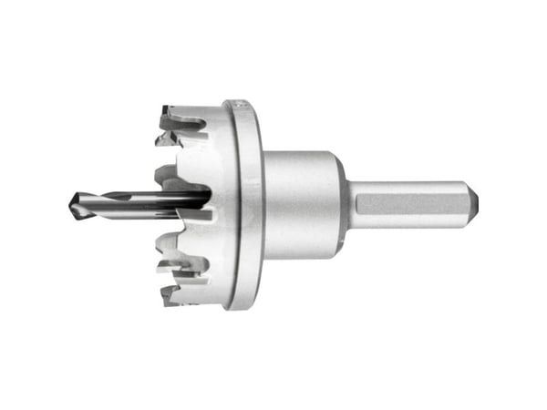 PFERD TC hole cutter flat version 8 mm, shank dia. 10 mm, 4 cm