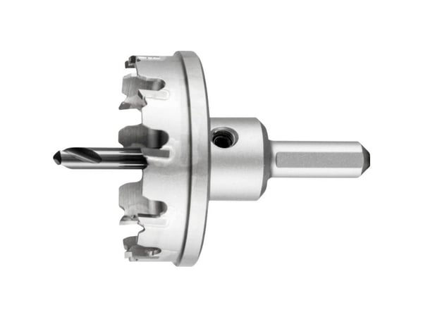 PFERD TC hole cutter flat version 8 mm, shank dia. 10 mm, 5,4 cm