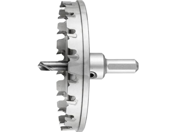 PFERD TC hole cutter flat version 8 mm, shank dia. 12 mm, 10,5 cm
