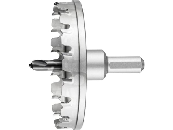 PFERD TC hole cutter flat version 8 mm, shank dia. 12 mm, 7 cm