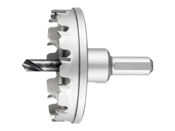 PFERD TC hole cutter flat version 8 mm, shank dia. 12 mm, 9 cm