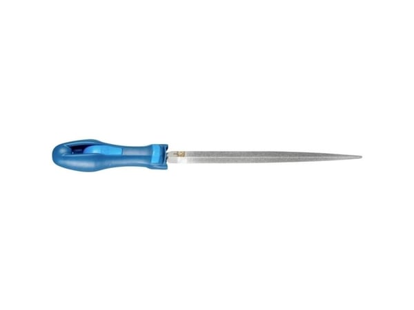 PFERD 15403204, Fil, Firkantfil, Slipemateriale, Innsatsherdet stål, Ferritt, Glass, Grafitt, Stål, Teknisk keramikk, Karbid, Blå, Ergonomisk, 14 mm