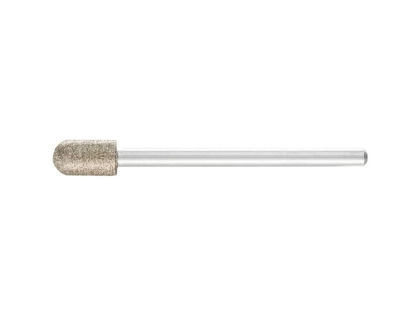 PFERD CBN grinding points cylindrical shape with radius end, 6 mm, 1 styck
