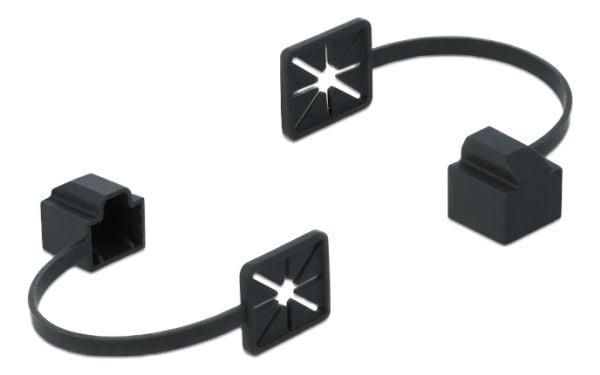 Delock Dust Cover for RJ45 - Støvdeksel - svart (1 stk)