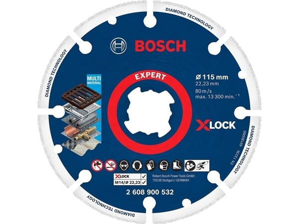 Bosch DIAMOND DISC FOR METAL XLOCK 115MM