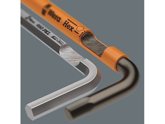 Wera 950 SPKL HF, L-formet hexnøkkel, Metrisk, 1 stykker, 6 mm, 17,2 cm, 3,1 cm