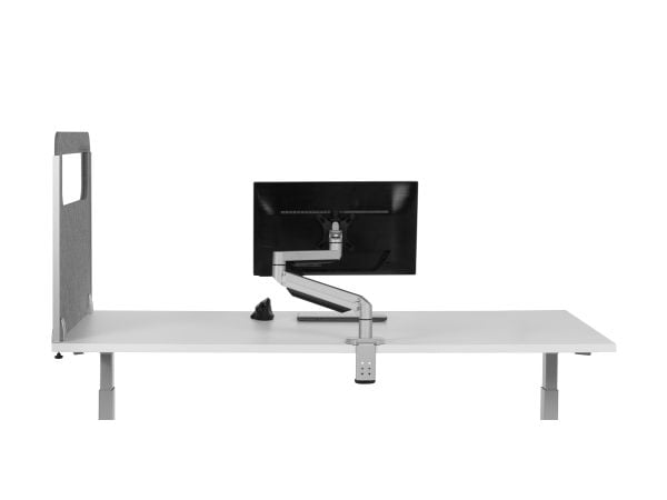BakkerElkhuizen BE Safety Screen side Acrylic, Lysegrå, PET-filt, Plast, Grå, Akryl, 1 stykker