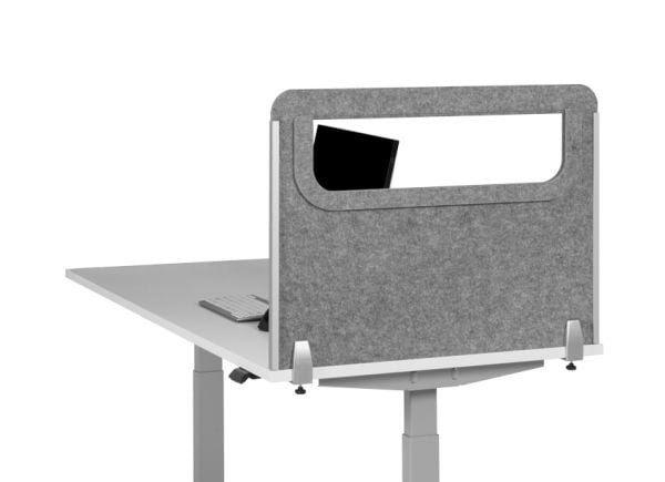 BakkerElkhuizen BE Safety Screen side Acrylic, Lysegrå, PET-filt, Plast, Grå, Akryl, 1 stykker