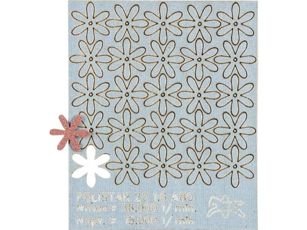 PFERD POLISTAR cross buffs, 100 styck