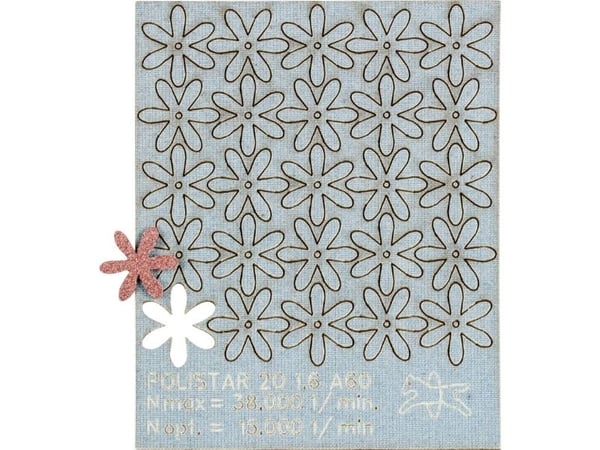 PFERD POLISTAR cross buffs, 100 styck